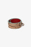Fendi Brown/Burgundy Python Leather Bag Strap