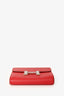 Hermès 2010 Red Epsom Leather Compact Constance Wallet