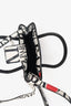 Balenciaga White/Black "Bonjour Paris" Print Shopping Phone Holder