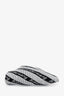 Alexander Wang White/Black Knit Jacquard Monogram Tote