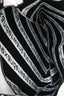 Alexander Wang White/Black Knit Jacquard Monogram Tote