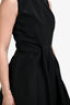 Carolina Herrera Black Silk Sleeveless Knee Length Dress Size 4