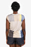 Akris Punto Colourblock Silk Sleeveless Top Size 4