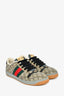 Gucci GG Supreme Canvas Web Detail 'Screener' Sneakers Size 8.5 Mens