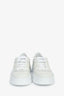 Gucci White Leather GG Supreme Tennis Sneakers Size 36