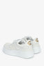 Gucci White Leather GG Supreme Tennis Sneakers Size 36