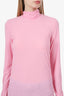 Isabel Marant Pink Sheer Mesh Turtleneck Top Size 40