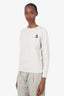 Isabel Marant Etoile Grey Millyp Logo Sweatshirt Size 36