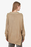 Isabel Marant Beige Knit Polo Top Size 34