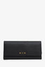 Fendi 2013 Black Leather Continental Wallet