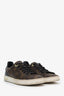 Louis Vuitton Brown/Black Monogram Patent 'Frontrow' Sneaker Size 37.5