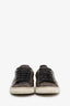 Louis Vuitton Brown/Black Monogram Patent 'Frontrow' Sneaker Size 37.5