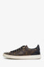 Louis Vuitton Brown/Black Monogram Patent 'Frontrow' Sneaker Size 37.5