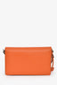 Prada Orange/Red Saffiano Leather 'Sound' Shoulder Bag