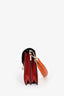 Prada Orange/Red Saffiano Leather 'Sound' Shoulder Bag