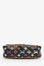 Louis Vuitton x Takashi Murakami Black Multicolour Monogram 'Sologne' Crossbody Bag
