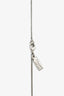 Salvatore Ferragamo Silver Tone White Oversized Pearl Necklace