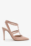 Valentino Blush Pink Patent Leather Rockstud Heels Size 39.5