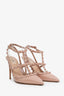 Valentino Blush Pink Patent Leather Rockstud Heels Size 39.5