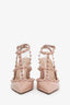 Valentino Blush Pink Patent Leather Rockstud Heels Size 39.5