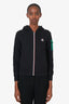 Moncler Black Cotton Zip-Up Hoodie Kids Size 12