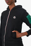 Moncler Black Cotton Zip-Up Hoodie Kids Size 12