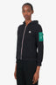 Moncler Black Cotton Zip-Up Hoodie Kids Size 12