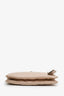 Prada Beige Re-Nylon Saffiano Re-Edition 2000 Double Zip Crossbody Bag