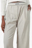 Loewe Beige Logo-Waistband Wide Leg Trousers (Altered) Size XS