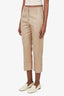 Brunello Cucinelli Brown Linen Trousers Size 2