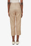 Brunello Cucinelli Brown Linen Trousers Size 2