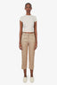 Brunello Cucinelli Brown Linen Trousers Size 2
