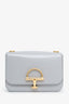 Gucci Grey Calfskin Horsebit Siena Small Shoulder Bag