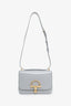 Gucci Grey Calfskin Horsebit Siena Small Shoulder Bag