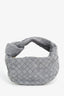 Bottega Veneta Grey Intrecciato Suede Leather Mini Jodie