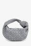 Bottega Veneta Grey Intrecciato Suede Leather Mini Jodie