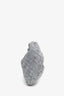 Bottega Veneta Grey Intrecciato Suede Leather Mini Jodie