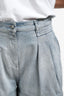 IRO Light Blue Denim Wide Shorts Size 38