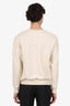 Gucci Cream Interlocking G Logo Crew Neck Sweatshirt Size XS Mens