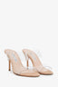 Manolo Blahnik Beige Plastic Heels Size 36.5