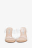 Manolo Blahnik Beige Plastic Heels Size 36.5