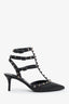 Valentino Black Rockstud Leather Heels Size 36.5