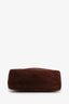 Pre-Loved Chanel™ 1997-99 Brown Suede CC Embroidered Tote Bag