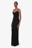 Katie May Black Open Back Maxi Dress Size S