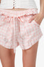 For Love & Lemons Pink Mini Shorts With Tie Size XS