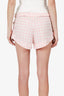 For Love & Lemons Pink Mini Shorts With Tie Size XS