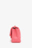 Pre-Loved Chanel™ 2020-21 Pink Lambskin Mini Rectangular Flap Bag