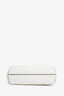 Fendi First White/Python Leather Small Clutch With Straps