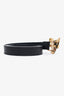Gucci Black Queen Margaret Bee Embellished Belt