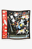 Hermès Black/Multicolour Silk 'Tea For Two' Scarf 90